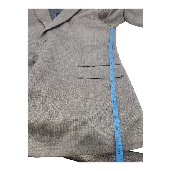 Jos A Bank Jacket Mens 50 L Signature Collection Gray Silk Camelhair Blazer - Picture 9 of 13